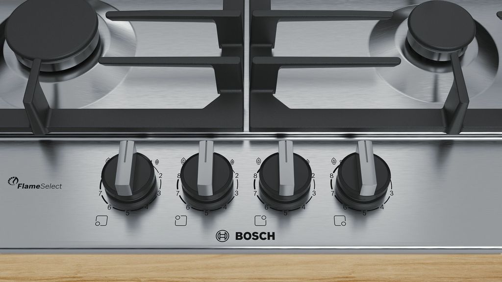 Bosch Serie 6 PCH6A5B90 Kochfeld Edelstahl Integriert 60 cm Produktbild 3