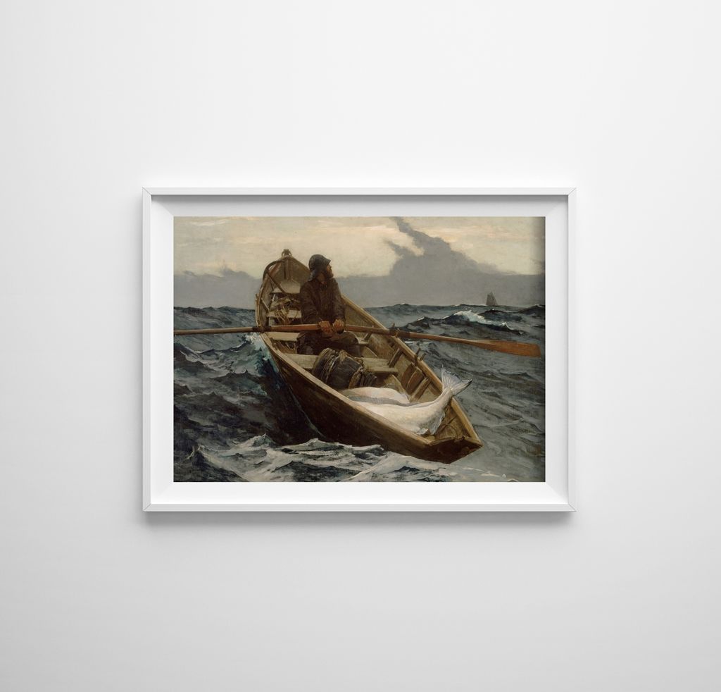 Poster - Canvas - Leinwand - 59,4 cm x 42 cm - Homer Nebelwarn