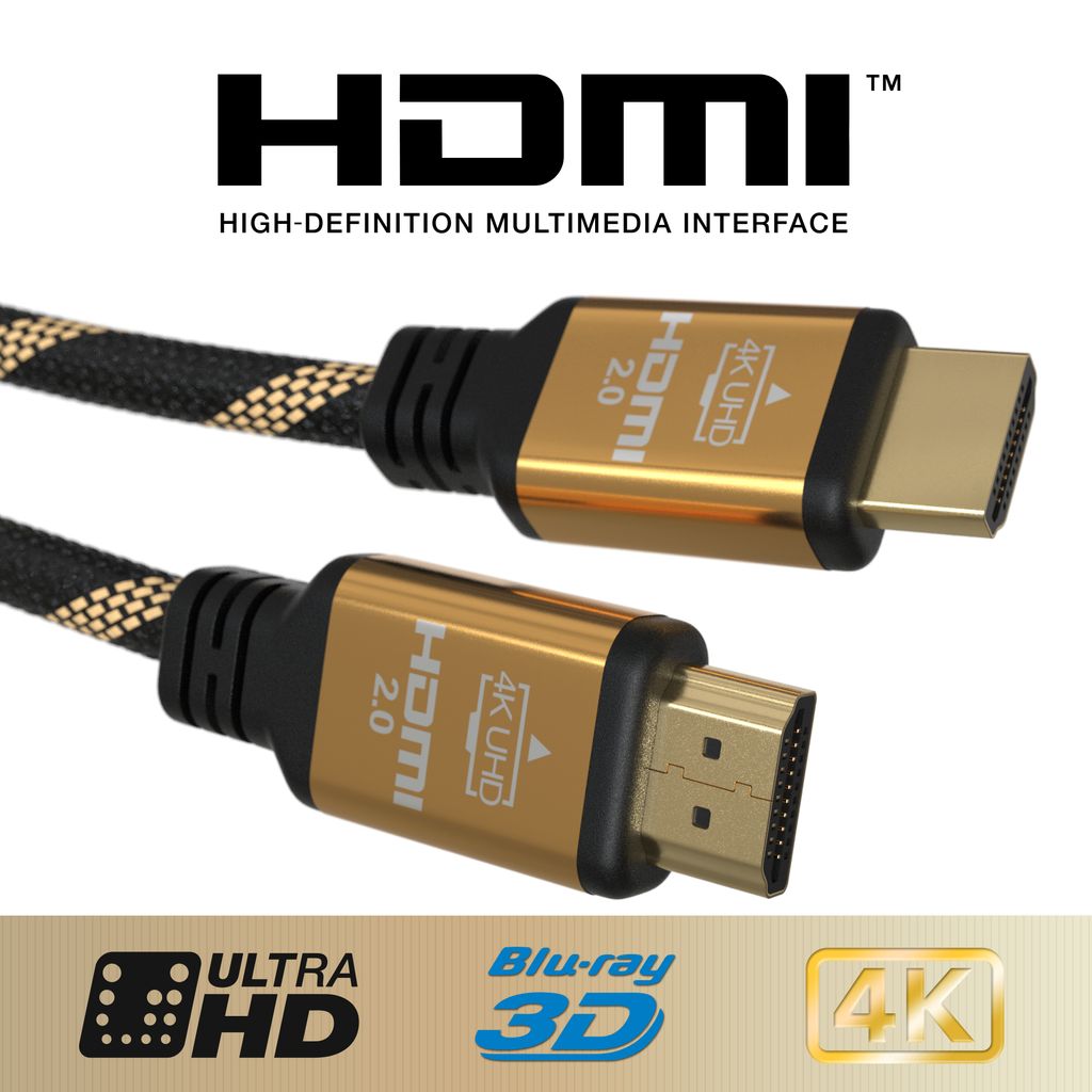 High End TV-Kabel Gold-Stecker Mantelstromfilter 1,5 m 