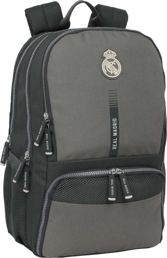Schulrucksack Real Madrid C.F. Grau 30 x 42 x 17 cm Produktbild 