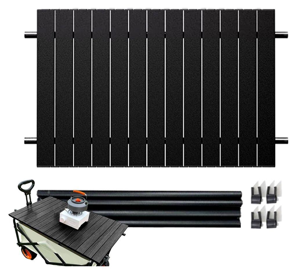 Campingtisch Klappbar - Gartenwagen Tischplatte,Metallplatte Tischplatte Für Garten Terrasse Auto Camping Reisen Indoor Picknick Grillen