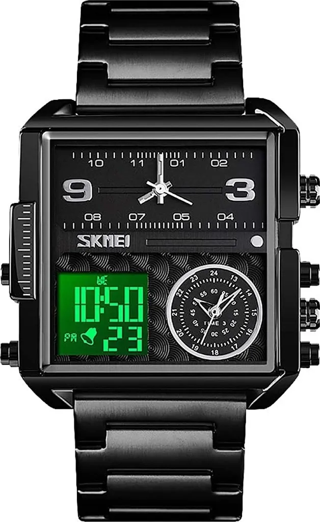 Montre Homme SKMEI Miguel Noire - KP23806 : Analogique et Fonctionnelle