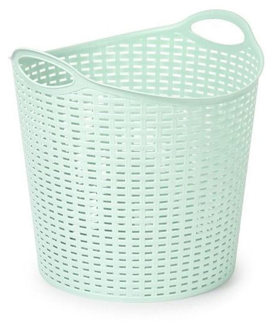 Plasticforte Geflochtener Waschekorb/Aufbewahrungskorb - Produktbild 