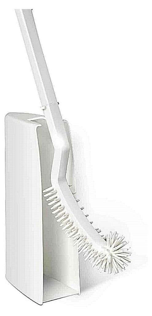 Toilettenbürste aus Silikon mit Halter, antibakteriell