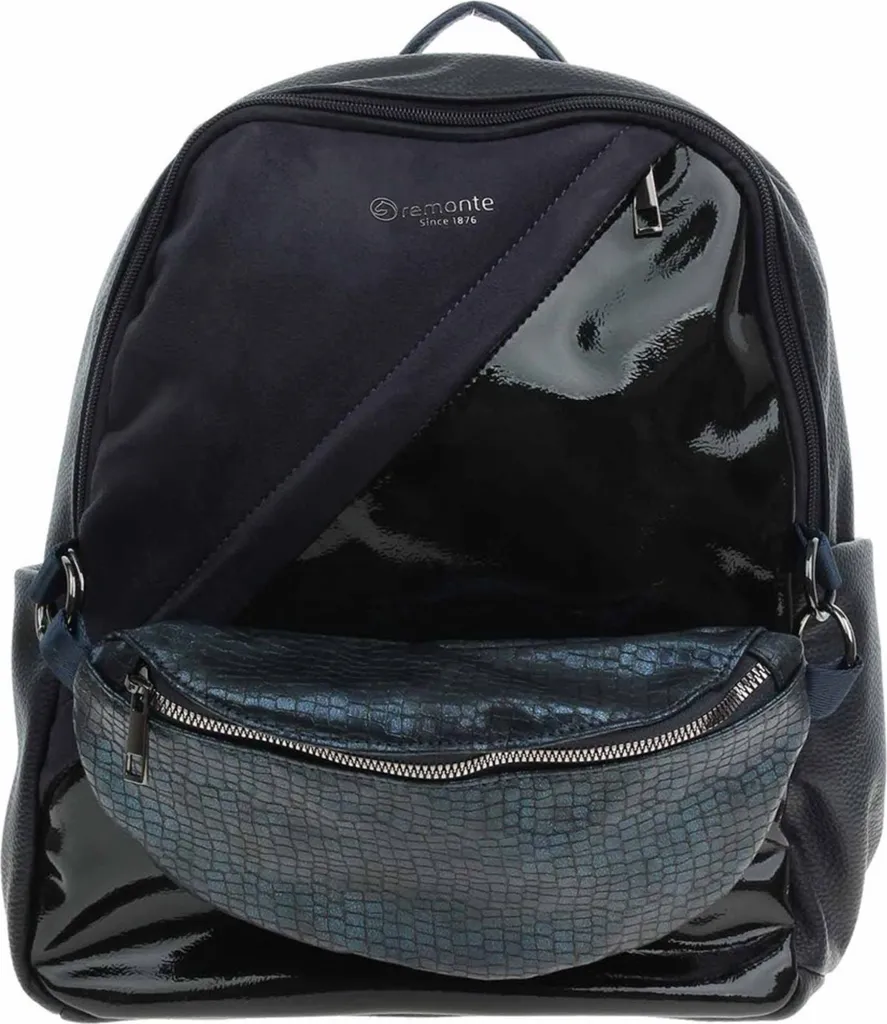Sac à dos Remonte bleu Q0533-14 idéal pour voyage et loisirs quotidiens