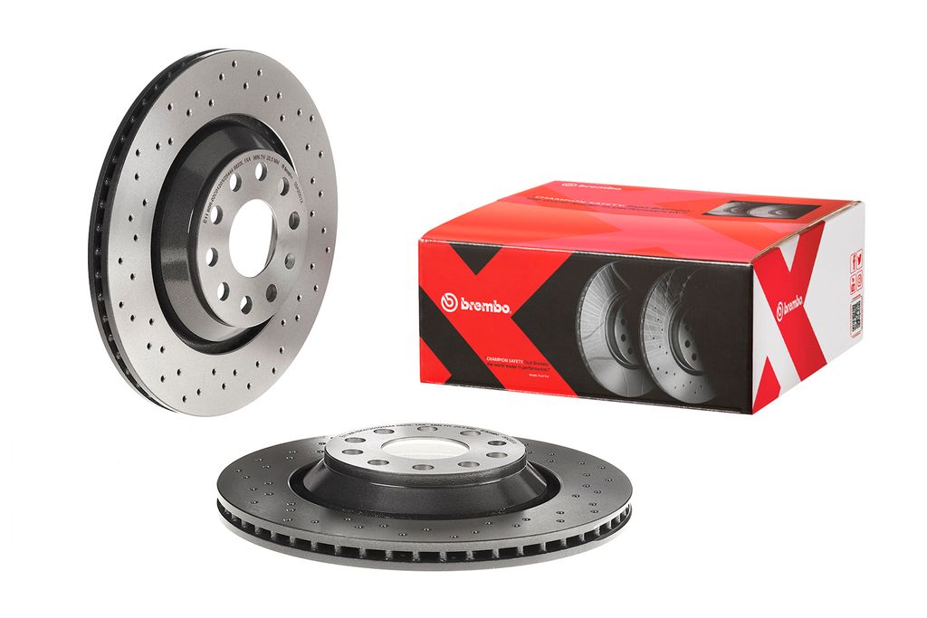BREMBO Brzdové kotouče XTRA vrtané 09.A200.1X Obrázek produktu 