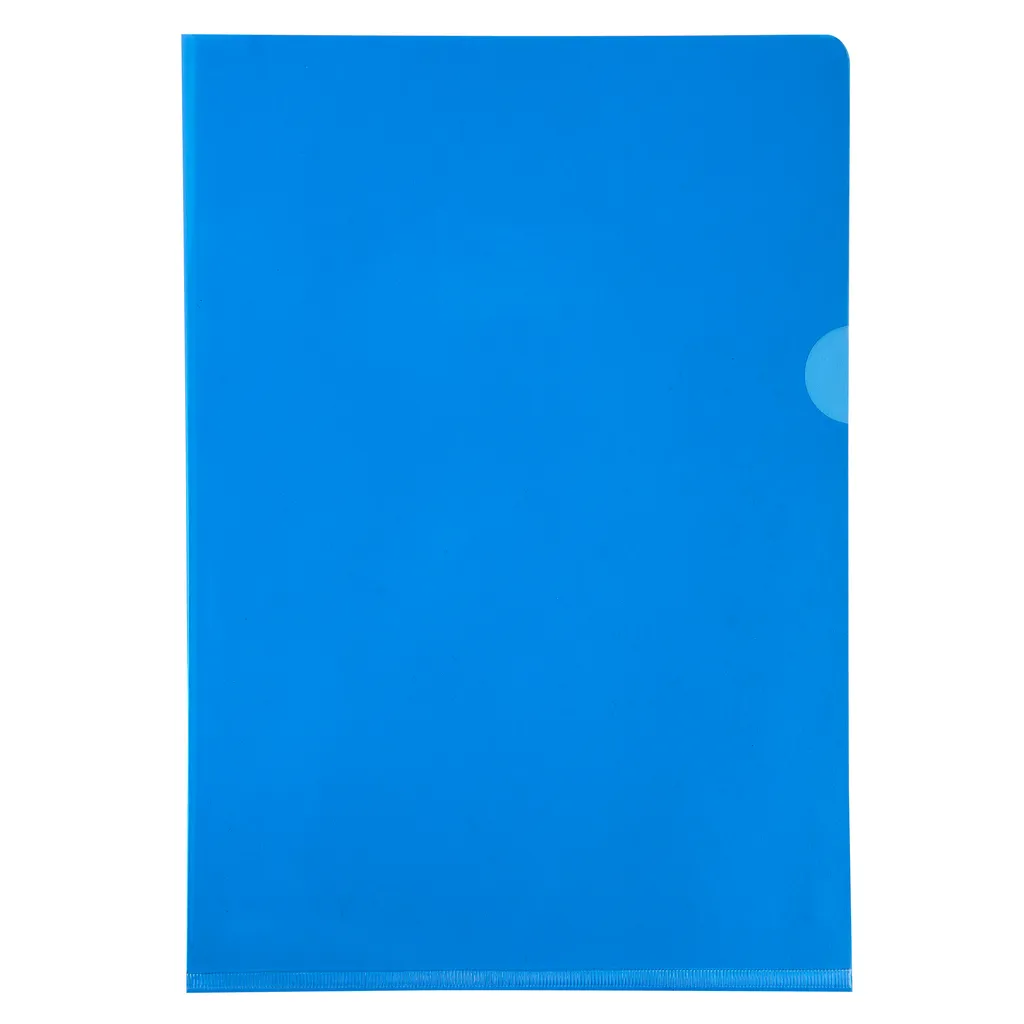 Pochette Coin A4 Transparente en PVC Coloré - Lot de 100 Exacompta