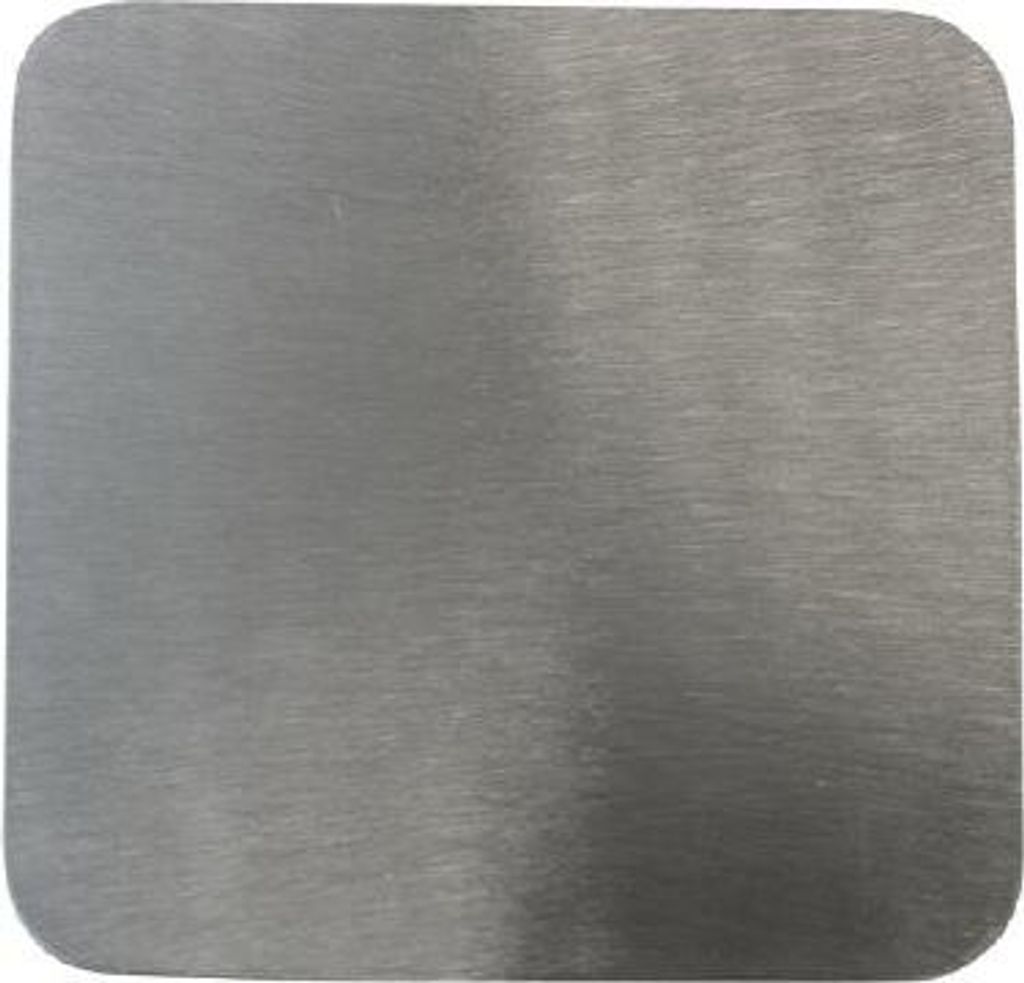 Kerzenteller Edelstahl Matt Quader Ø 10 cm