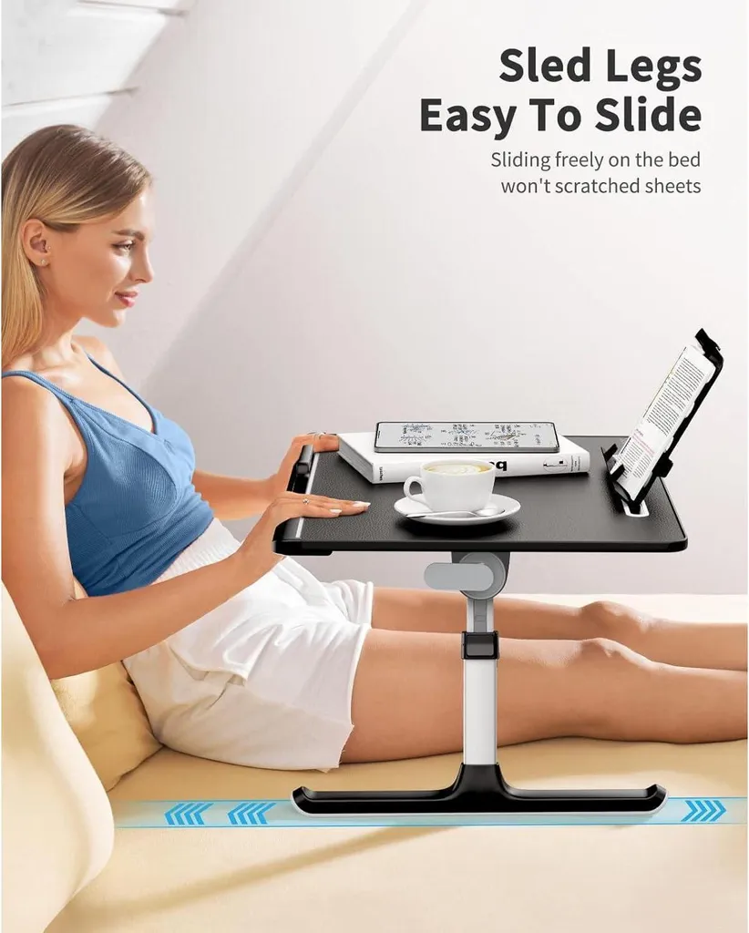Support de Lit pour Ordinateur Portable Table Multifonction SAIJI - 4