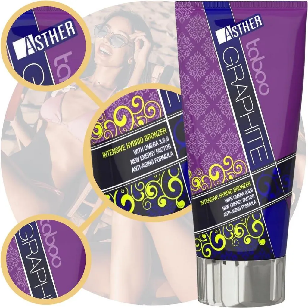 Asther Graphite Solare: Bronzatore Professionale per Abbronzatura Top - 3