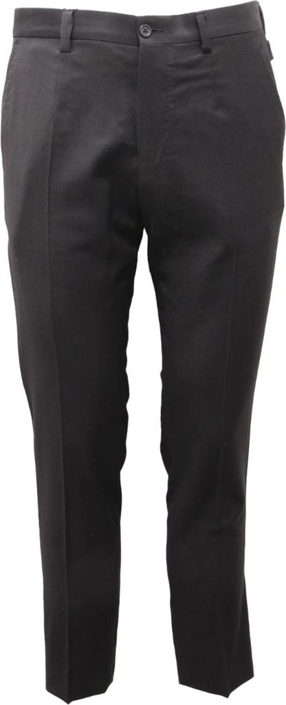 3687AL pantalone uomo DOLCE&GABBANA man wool trouser black