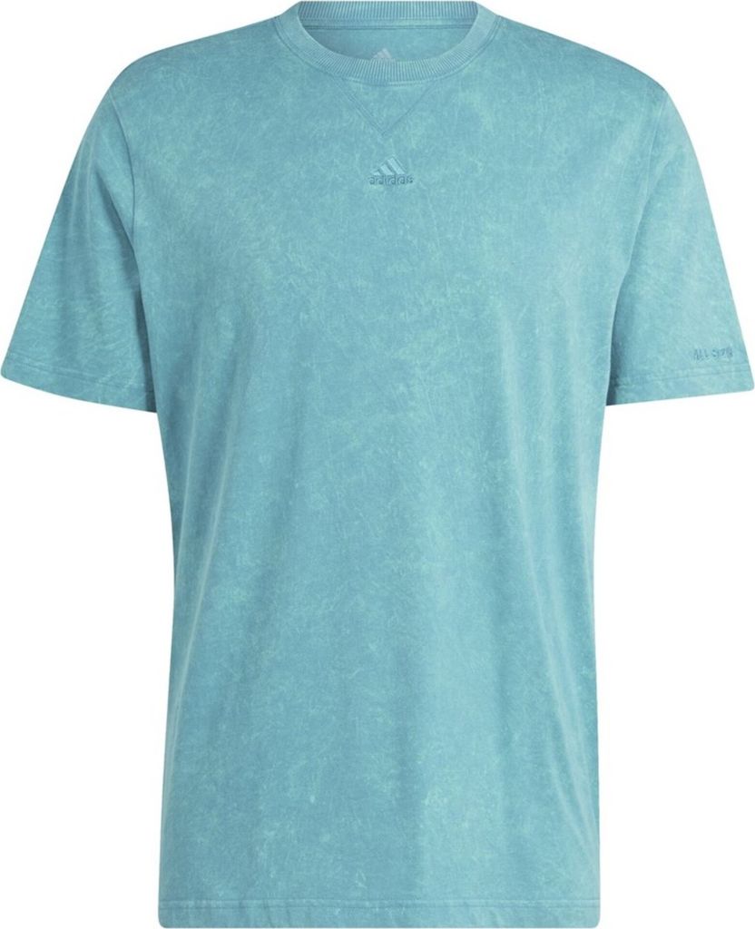 Adidas Herren ALL SZN Garment-Wash T-Shirt aus Jersey mit lockerer Passform