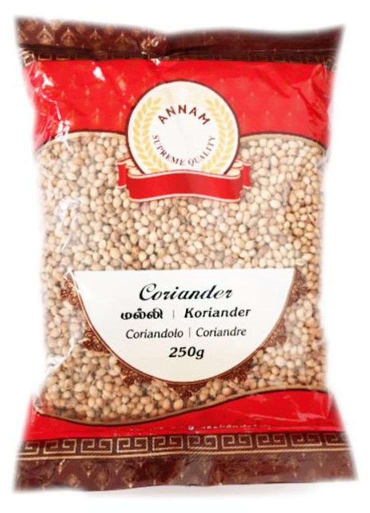 Nasiona kolendry Annam Coriander Seeds 250g - lekko Zdjęcie produktu 
