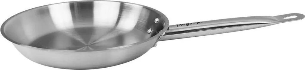 Poêle inox Mega-M 20 cm fond multicouche diffusion chaleur rapide
