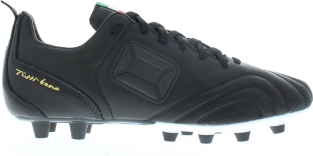 STANNO - nibbio nero ultra firm grass - Voetbal schoen firm ground heren - Black/Black/White