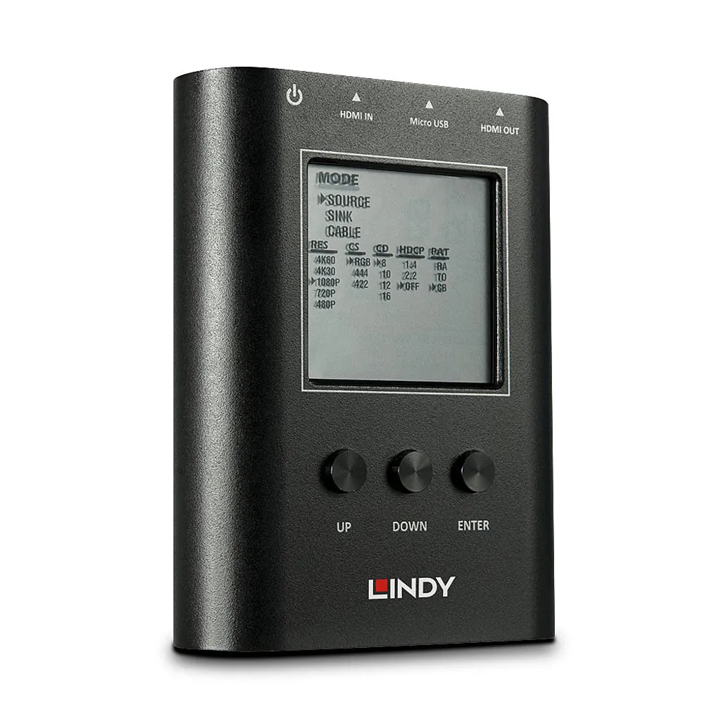 Dépanneur Signal HDMI 18G Lindy : Analyseur 4K et Solution HDCP 2.2