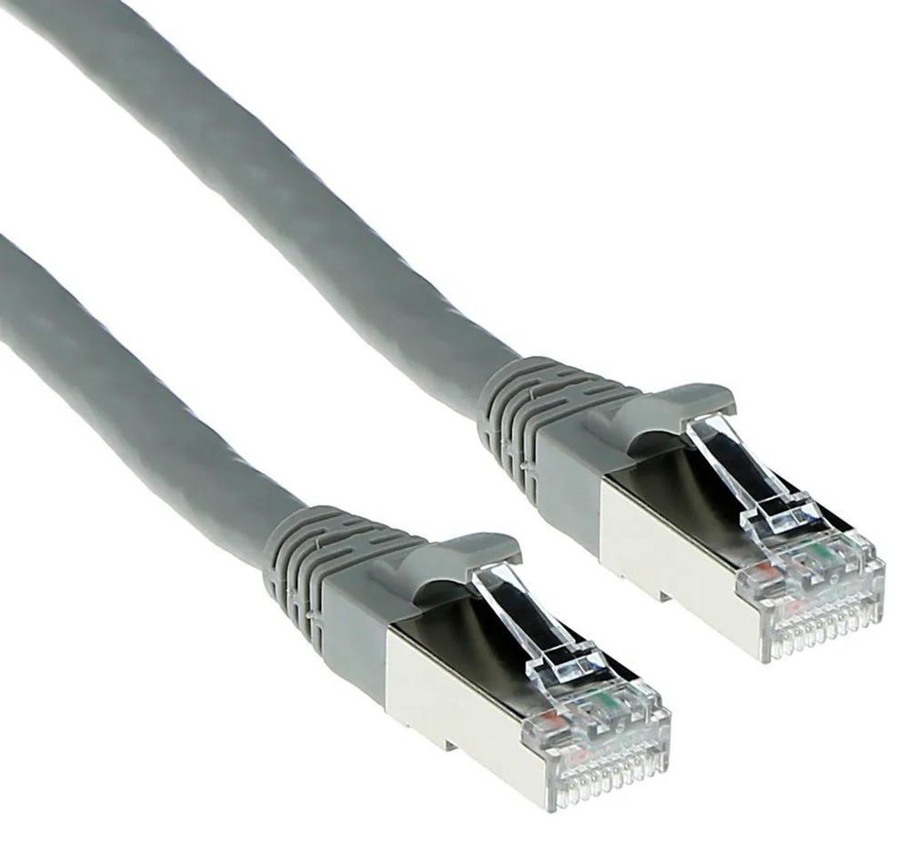 ADVANCED CABLE TECHNOLOGY Grey 20 meter SFTP CAT6A patch cable snagless with RJ45 connectors