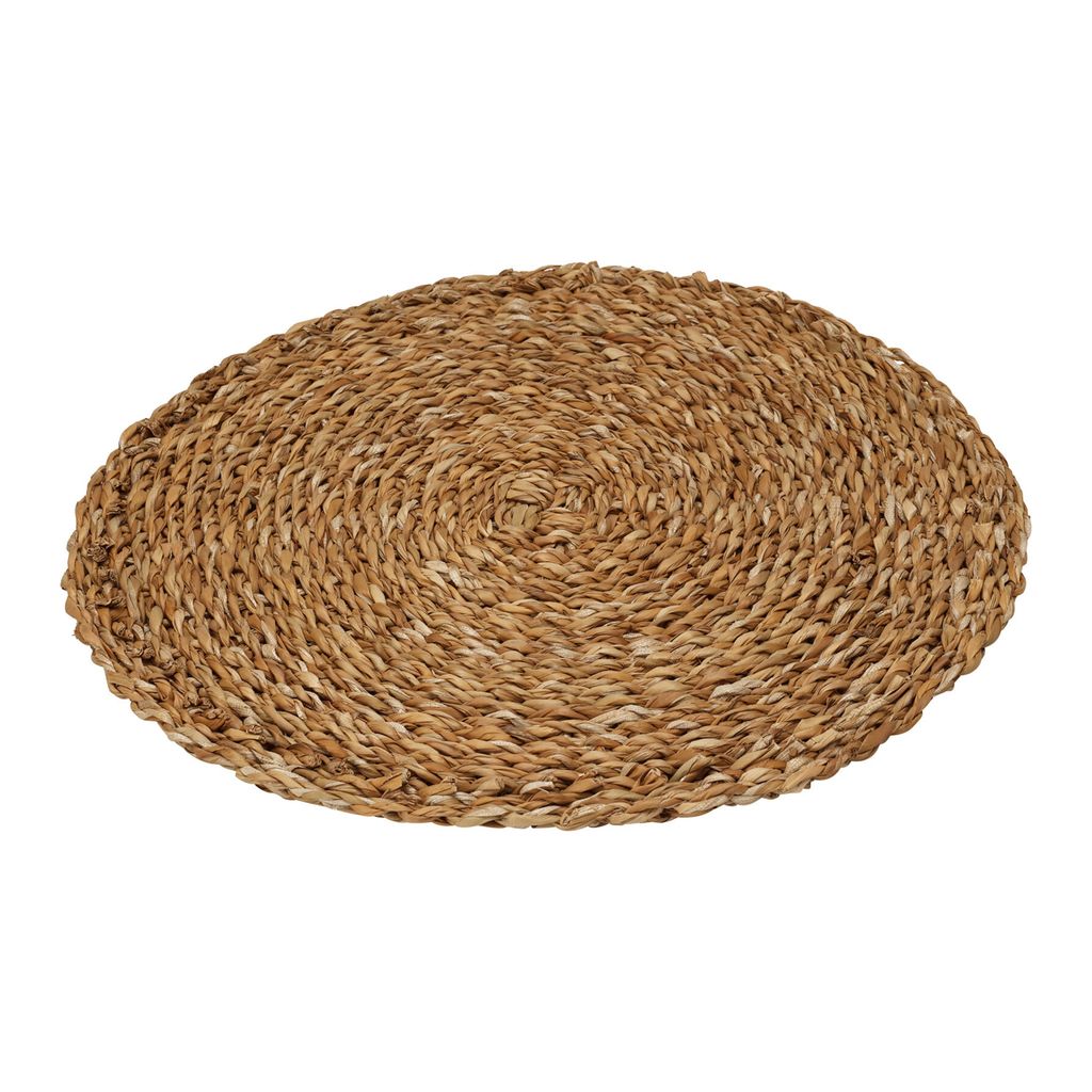 Tischset rund Seegras geflochten 37cm Natur