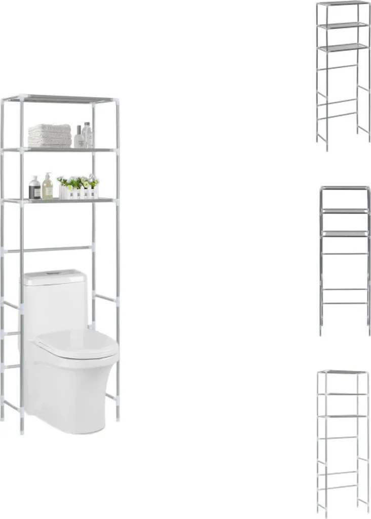 Optimisez l'espace de votre salle de bain : étagère WC 3 tablettes