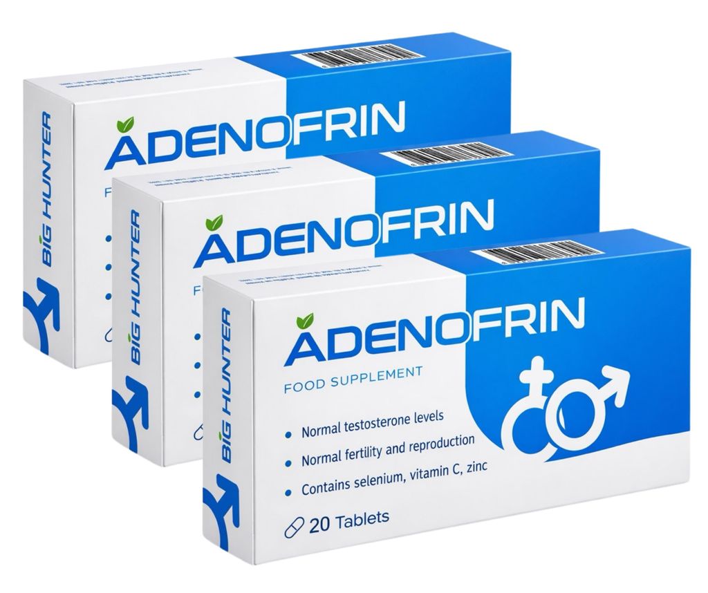 Adenofrin, integratore alimentare per uomini, confezione da Immagine del prodotto 