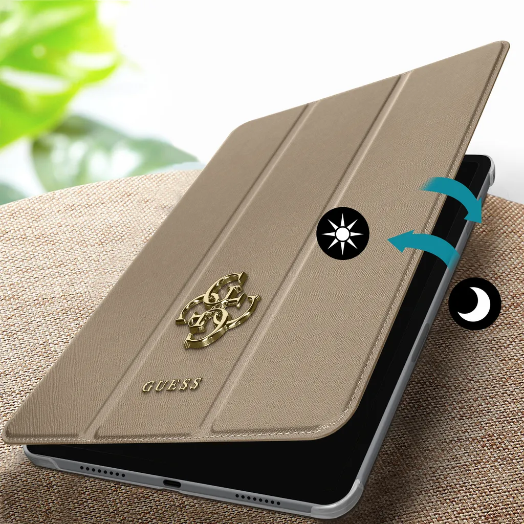 Guess Saffiano Gold Case iPad 12.9 2021 - Must-Have Glamour - 7