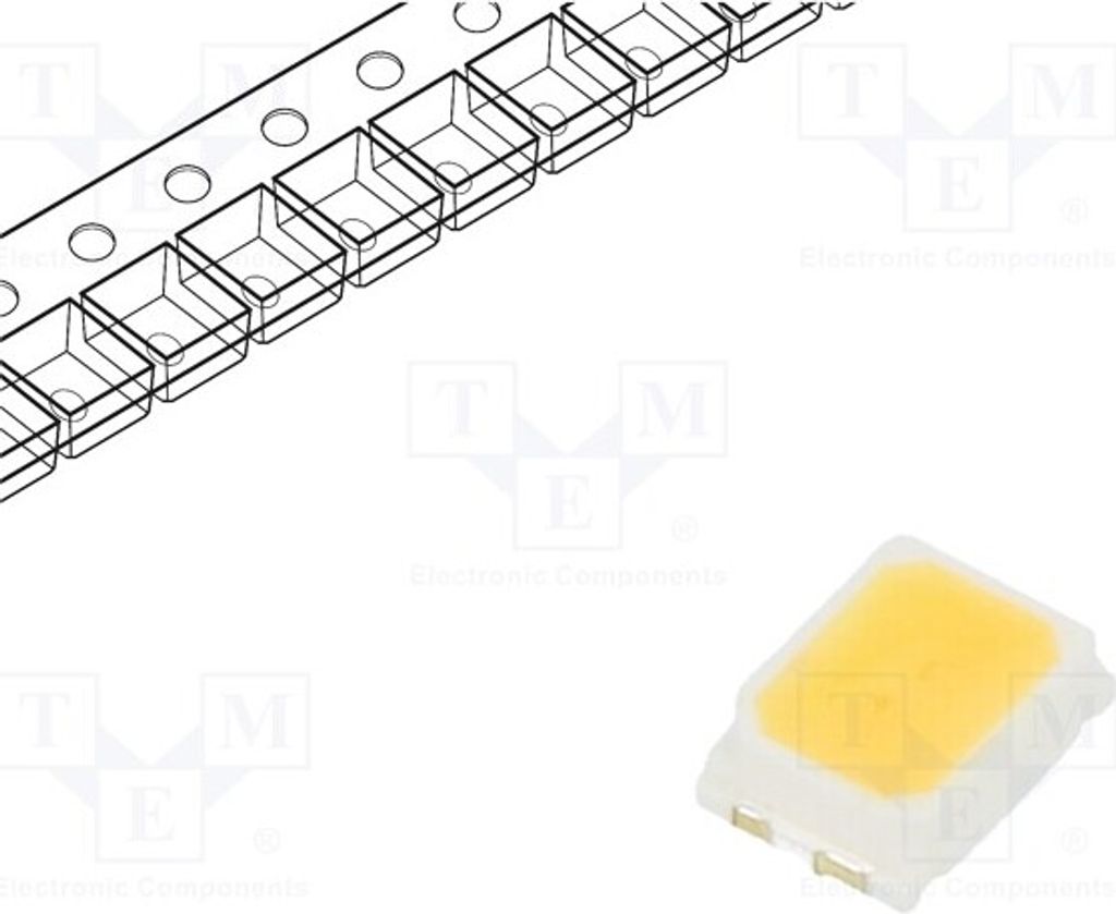 10x LED weiß neutral 6÷10lm SMD 90 3900-4250K PLCC2,2216 120° RF-40TI16DS-EE-Y LED