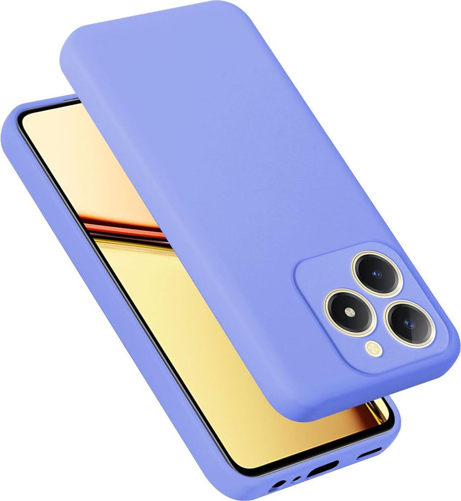 Cadorabo Hülle für Realme C61 / C63 Hülle Silikon Handyhülle Case aus flüssigem Silikon, Kratzfeste und stoßfeste Schutzhülle für Realme C6...
