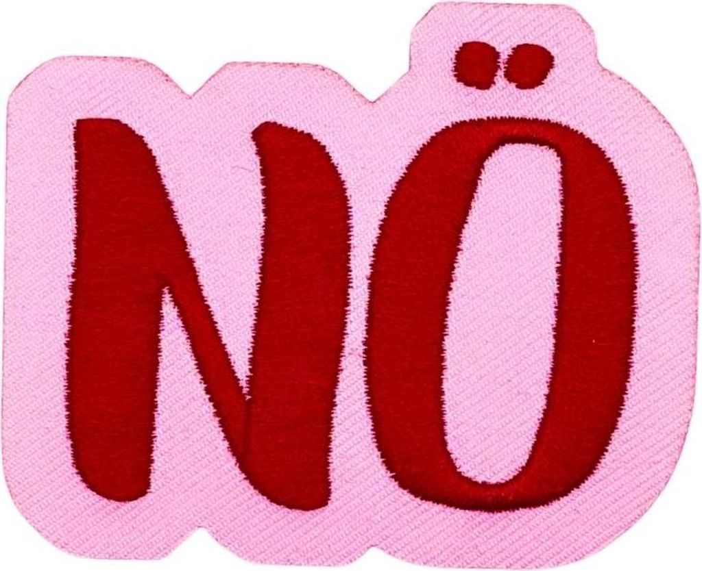 NÖ Girly Mädchen - Aufnäher, Bügelbild, Aufbügler, Applikationen, Patches, Flicken, Zum Aufbügeln, Größe: 5 x 6,5 cm