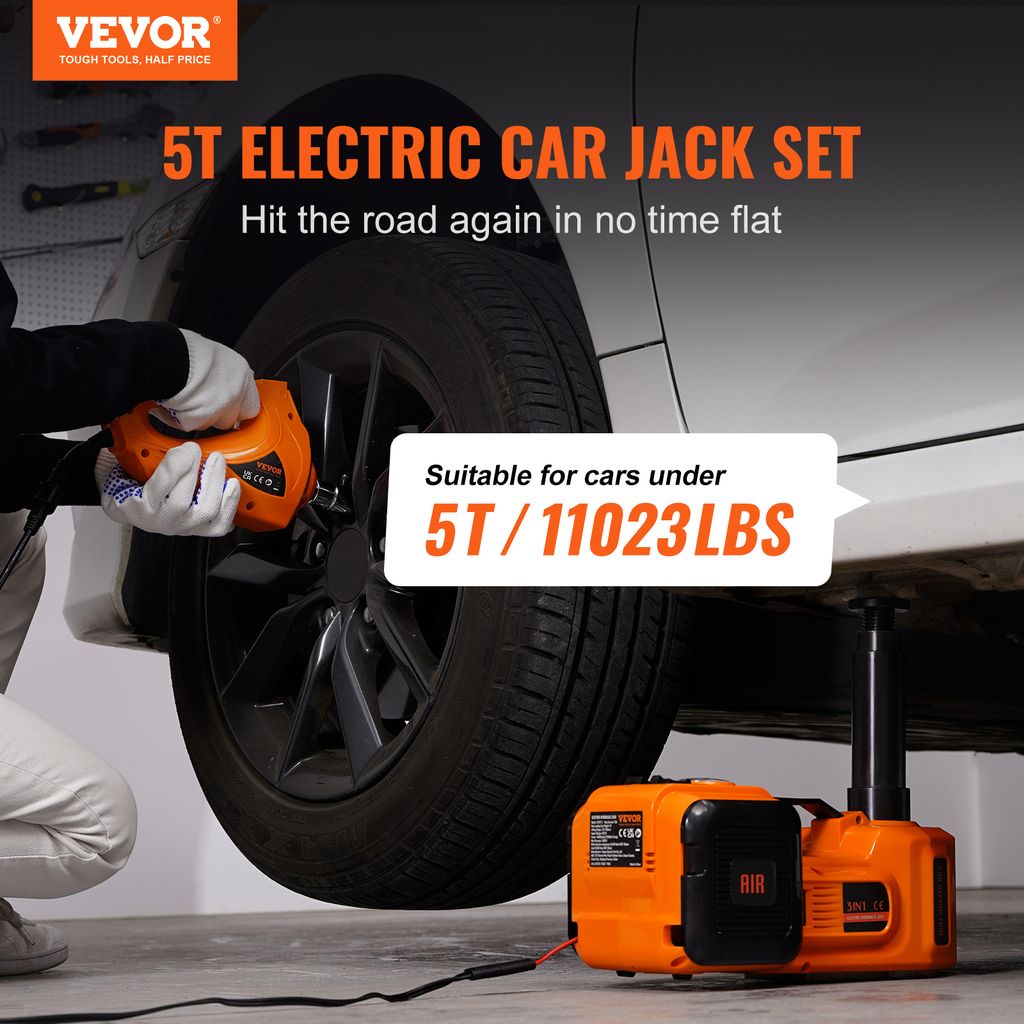 Elektryczny podnośnik hydrauliczny VEVOR 5 t, 180 W, Zdjęcie produktu 2