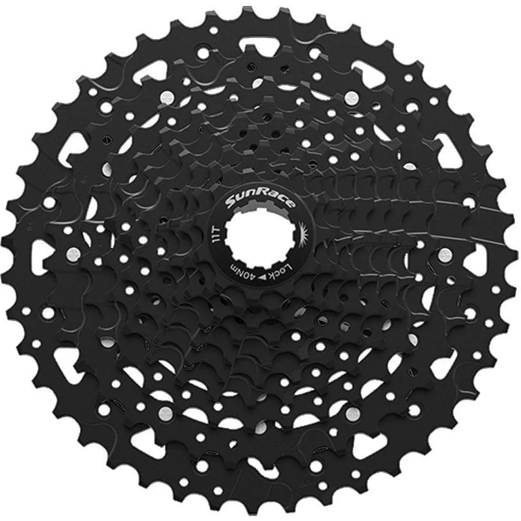 Cassette SunRace CSUS700 11-43z 10 vitesses robuste pour pignonerie noire