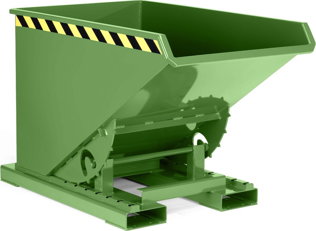 R+R Industrietechnik Abrollkipper Typ RAM-120 1070x1800x825mm 1200dm³ RAL 6011 Resedagrün