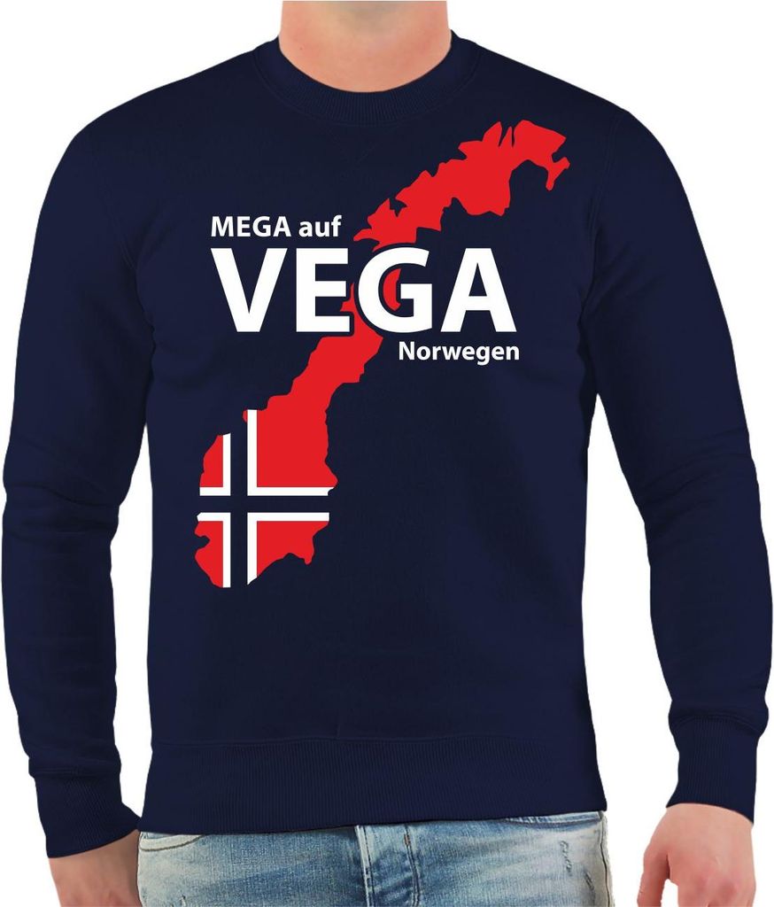 Herren Sweatshirt Norwegen Angelurlaub