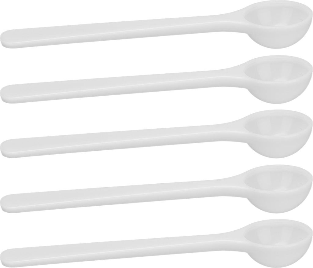 100Pcs Kunststoff Dünger Löffel 2ml/1g hohe Temperaturbeständigkeit Messlöffel für Gartenarbeit