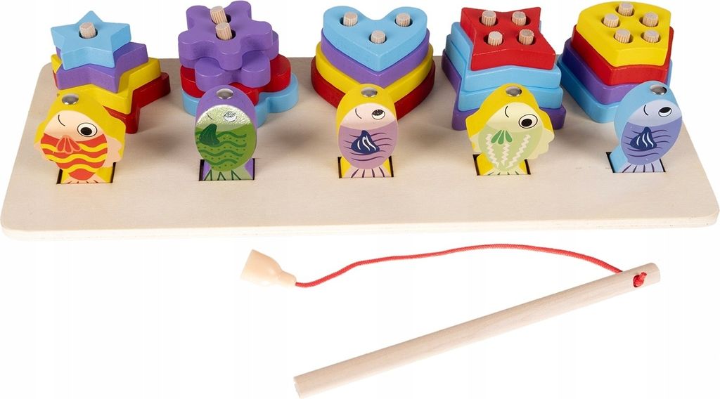 Kruzzel 22565 Drevená vkladačka pre deti Obrázok produktu 