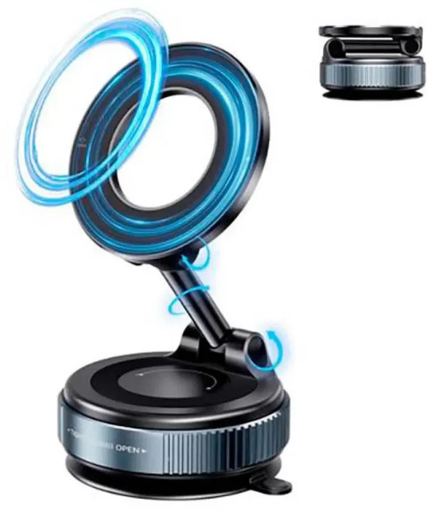 Support Voiture Magnétique XO C169 pour Navigation GPS Mains Libres - Bleu