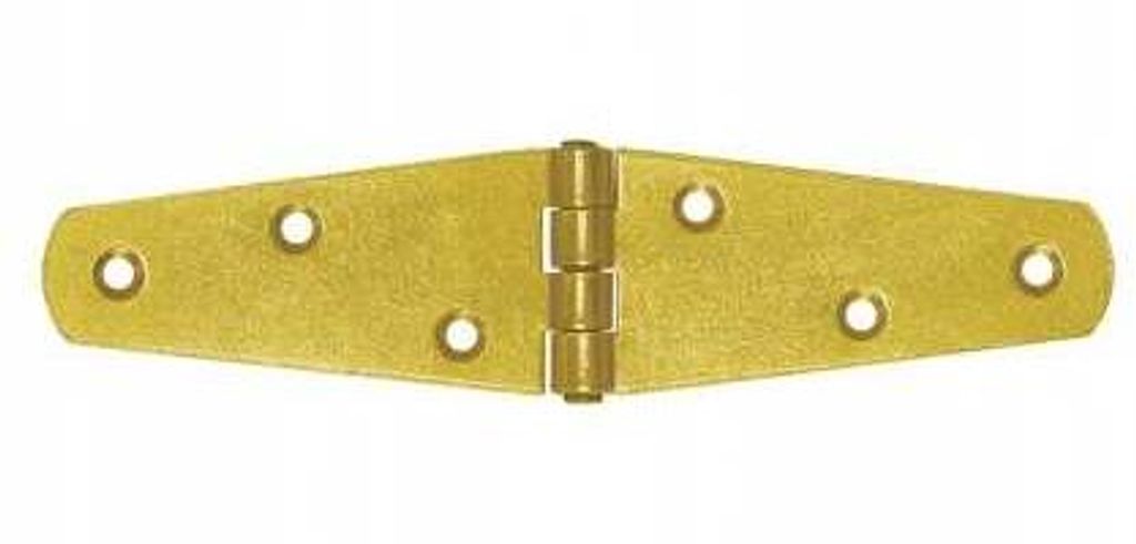 DOMAX Geflochtenes Dreiecksscharnier 250x45x2mm GOLD-ZINK
