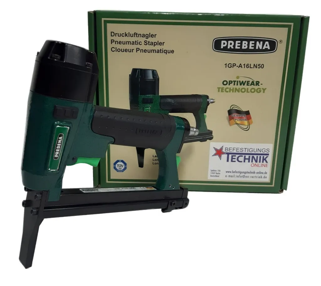 Agrafeuse Prebena 1GP-A16LN50 nez de 50mm pour agrafes type A 4-16mm