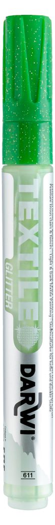 DARWI TEX Glitter 2mm 6ML hellgrün