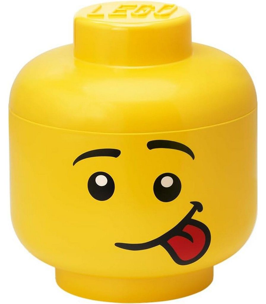 LEGO Storage Head "Silly", groß (gelb) Produktbild 