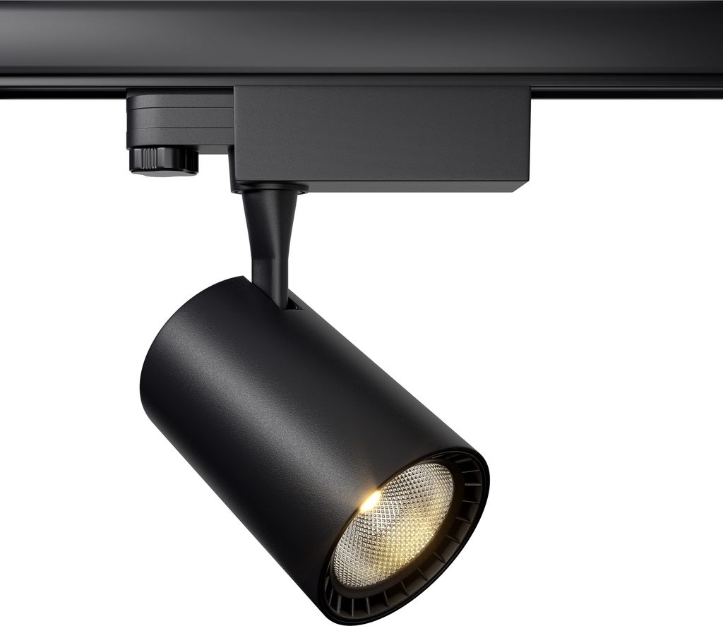 Maytoni Strahler für dreiphasiges Stromschienensystem Trinity Vuoro LED incl. Schwarz aus Aluminum 10W für Küche, Schlafzimmer, Wohnzimmer, Essz...