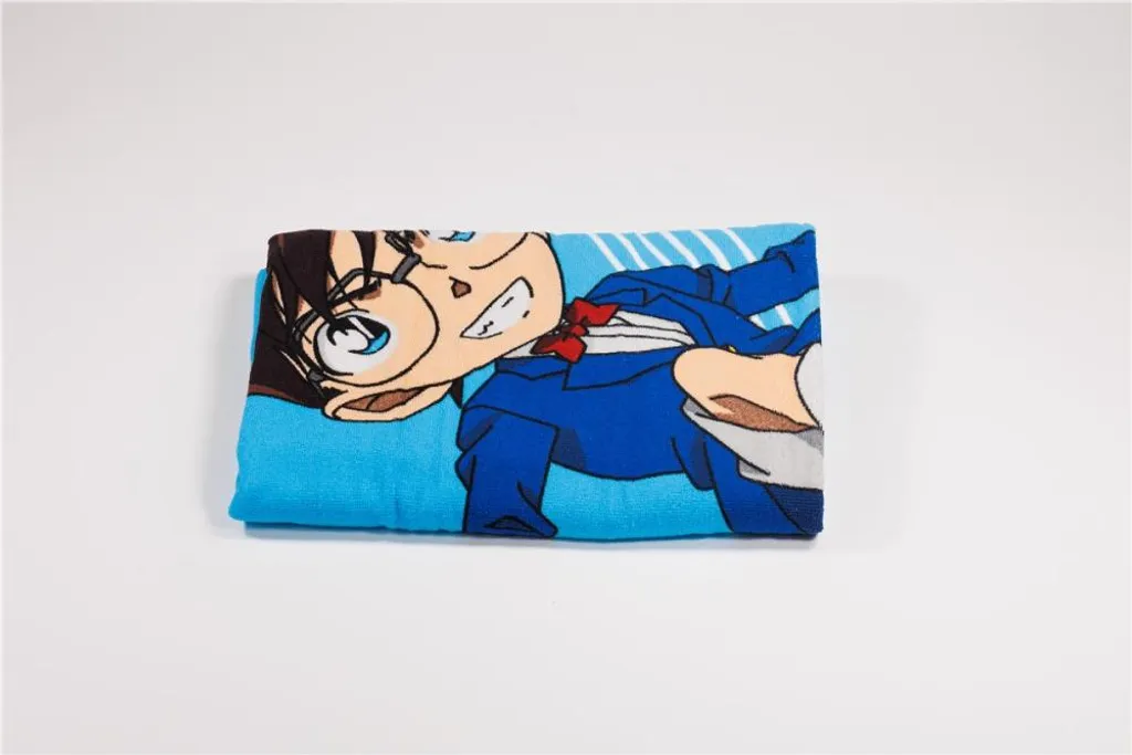Asciugamano da Spiaggia Detective Conan Blu 70x140 cm | Telo Mare Anime - 2
