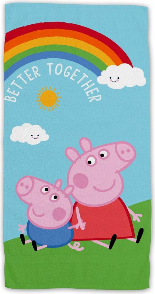 Telo Mare Peppa Pig 70x140cm - Cotone, Multicolore, Licenza Originale - Foto 5