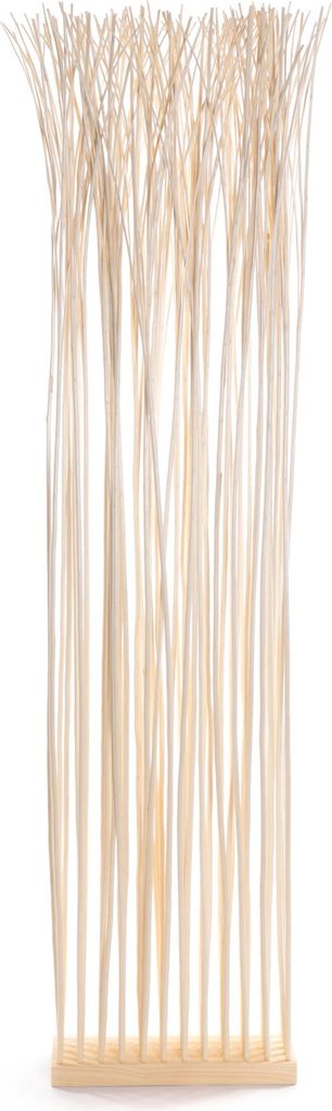 RAUMTEILER "SLIM" | Weide, 170x40cm | Paravent Zweige, Stellwand | Farbe: geblichen