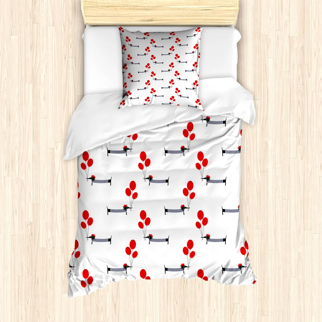 Biancheria Letto ABAKUHAUS Antiacaro 135x200 Design Cane Parigino