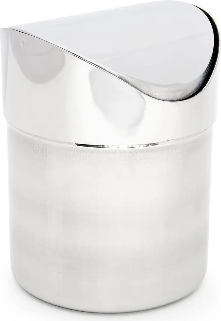 Mini poubelle de table 1,2L en inox pour déchets de cuisine