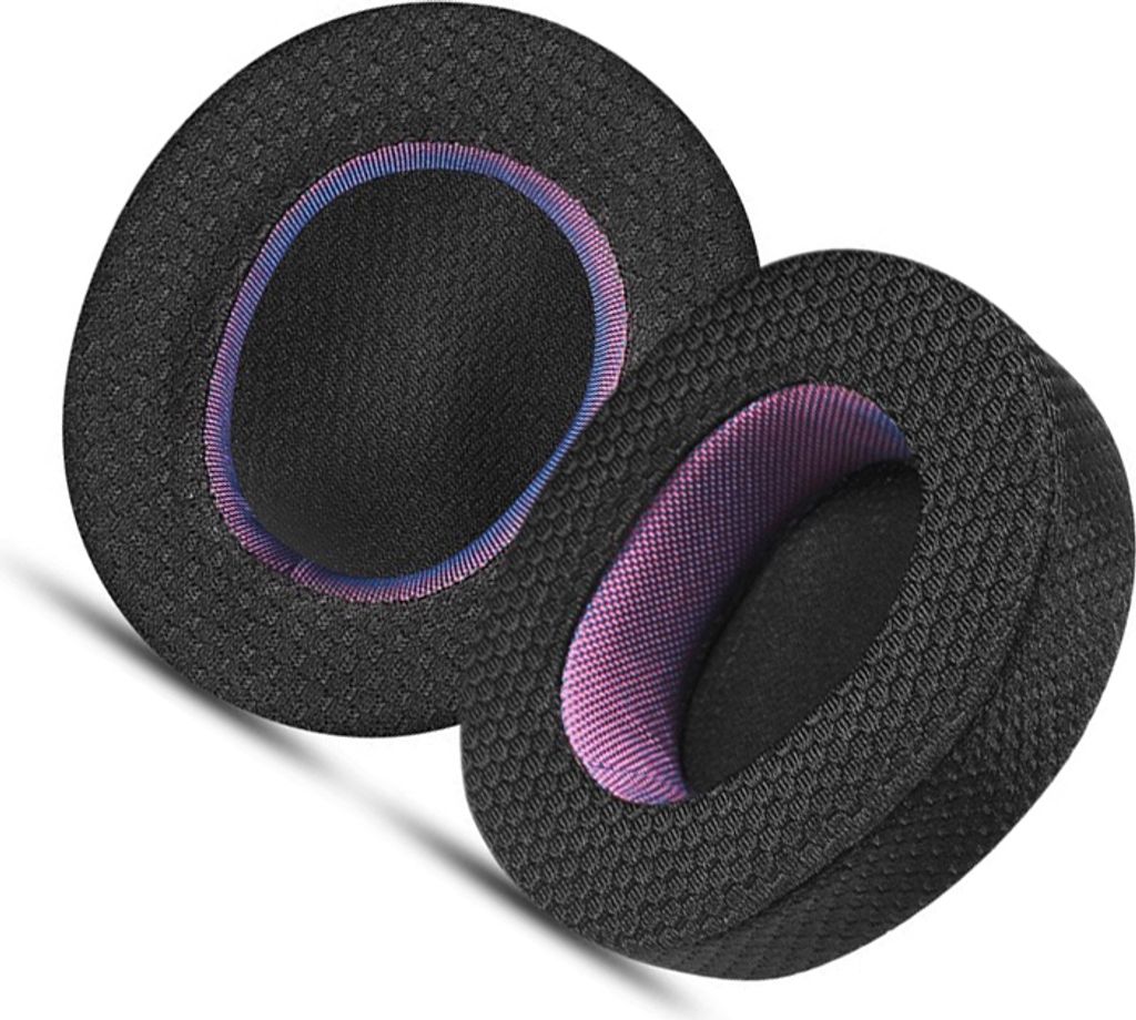 INF Ersatz-Ohrpolster für SteelSeries Arctis Nova Pro - Schwarz & Lila Bluetooth-Version Ohrenschützer aus Mesh