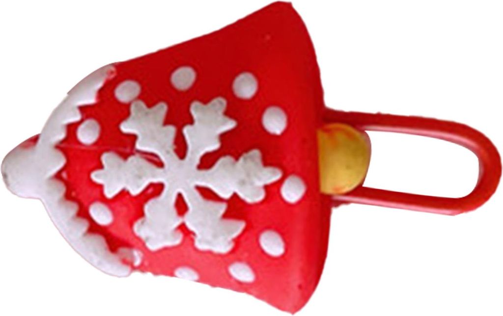 Weihnachts Papierclip, Rostfrei, Lesezeichen, Dokumentenklammer, Süß für Büro & Kinder, Glocke