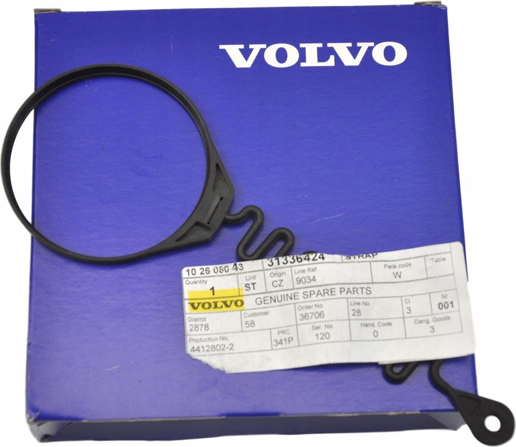 VOLVO S60 V60 S80 V70 Support de bouchon de réservoir OE Image du produit 