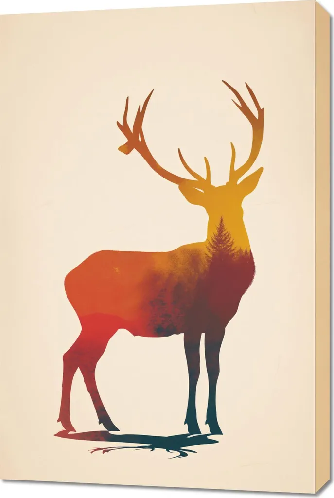 Quadro Natura 60x90 La Luce del Monarca - Design Contemporaneo