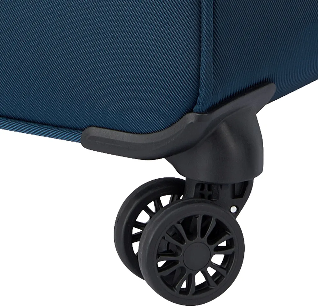 Valise souple extensible DELSEY PARIS trolley à 4 roues multidirectionnelles - 8